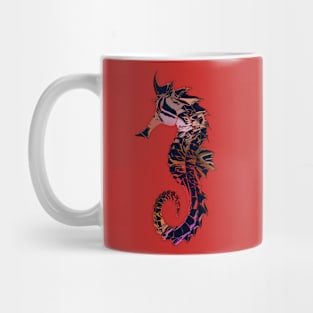 Art Seahorse, nautical tribal symbol print Mug